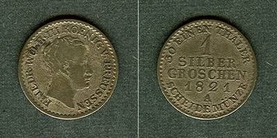 1 srebrny grosz 1821, mennica Berlin (A), Fryderyk Wilhelm III